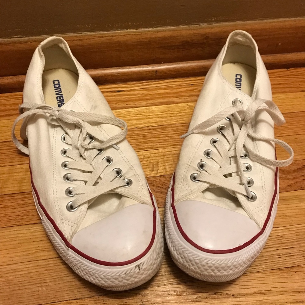 White Converse All Stars